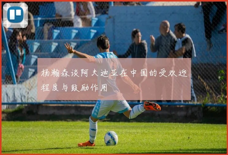 杨瀚森谈阿夫迪亚在中国的受欢迎程度与鼓励作用